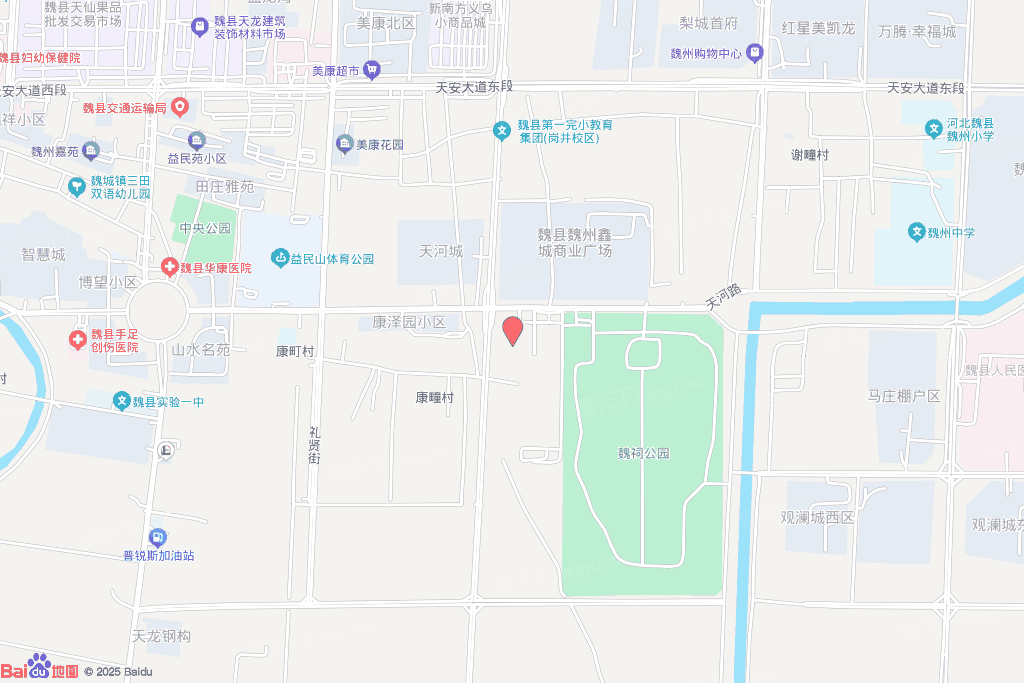 梨乡大街与天河路东南角