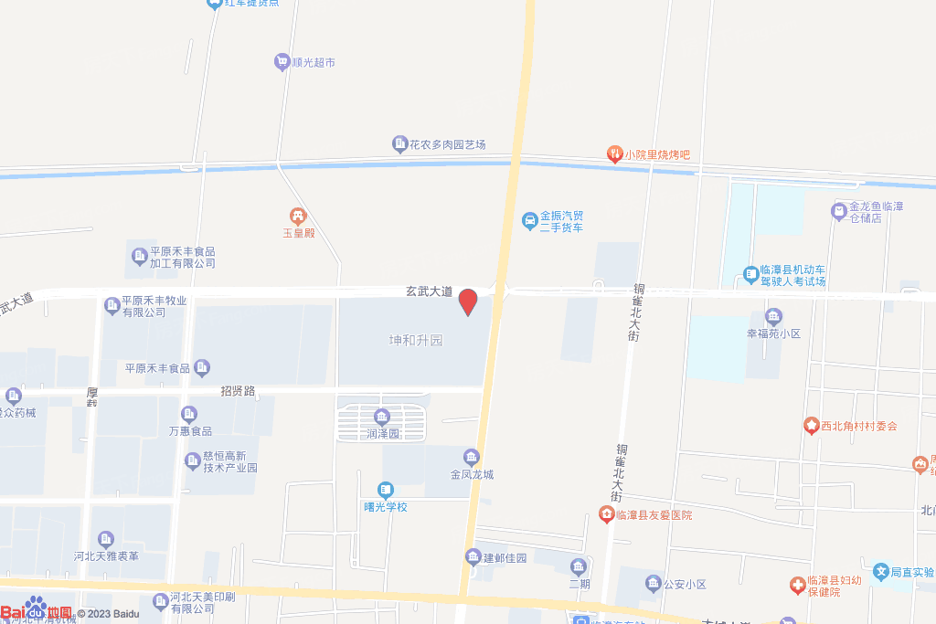 金凤大街与玄武大道交叉口西南角
